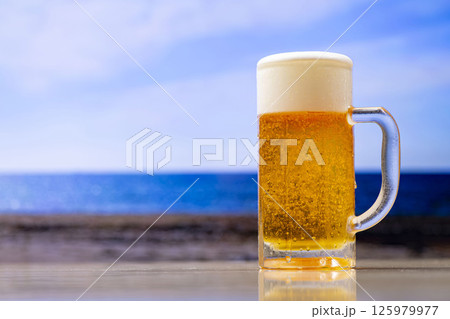 真夏の美味しい生ビール 真夏の美味しい生ビール 125979977