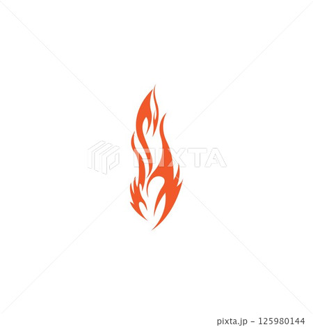 Fire flame vector illustration design template Fire flame vector illustration design template 125980144