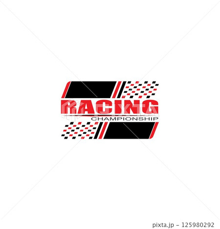 Race flag icon design 125980292