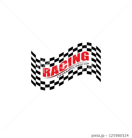 Race flag icon design Race flag icon design 125980324