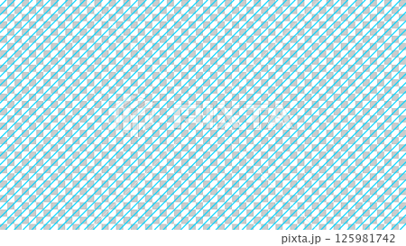 Simple diagonal stripe pattern background material 16:9 size light blue blue 125981742