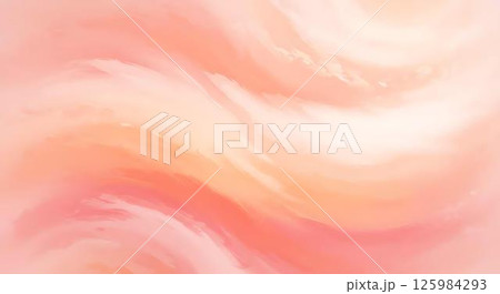 Abstract Peach Watercolor Background 125984293