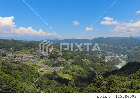 阿南町の町並み(長野県阿南町) 阿南町の町並み(長野県阿南町) 125986605