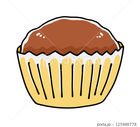 ゆるめシンプルなガナッシュ ベタ塗り ゆるめシンプルなガナッシュ ベタ塗り 125986778