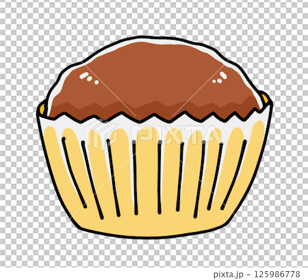 ゆるめシンプルなガナッシュ ベタ塗り ゆるめシンプルなガナッシュ ベタ塗り 125986778