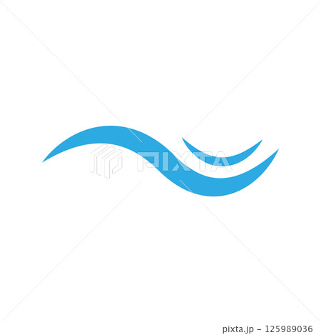 wave symbol icon wave symbol icon 125989036