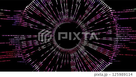 Wave pattern vector. 3D glowing abstract digital particles background. Technology concept. Abstract background. Future vector illustration. Wave pattern vector. 3D glowing abstract digital particles background. Technology concept. Abstract background. Future vector illustration. 125989114