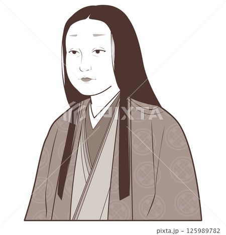 昔の平安貴族女性っぽい人 125989782