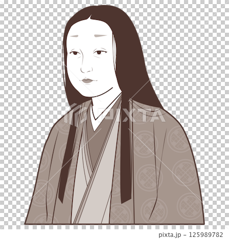 昔の平安貴族女性っぽい人 125989782