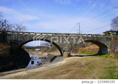 100年以上前の石橋　岩本橋 125990195