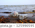 霞ヶ浦に不法投棄されたゴミ 125990595