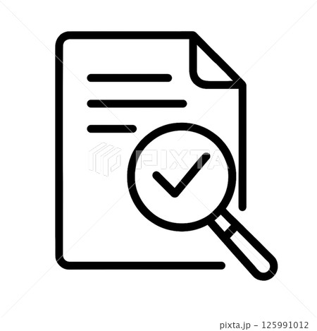 確認済みファイルの線画アイコン、ドキュメント、イラスト、素材、背景なし 確認済みファイルの線画アイコン、ドキュメント、イラスト、素材、背景なし 125991012
