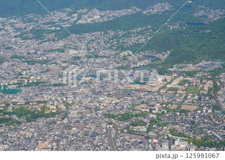 伊丹空港を離陸後、西宮～芦屋～神戸～明石海峡大橋 125991067