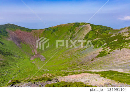 盛夏の羊蹄山の火口を見下ろす② 盛夏の羊蹄山の火口を見下ろす② 125991104