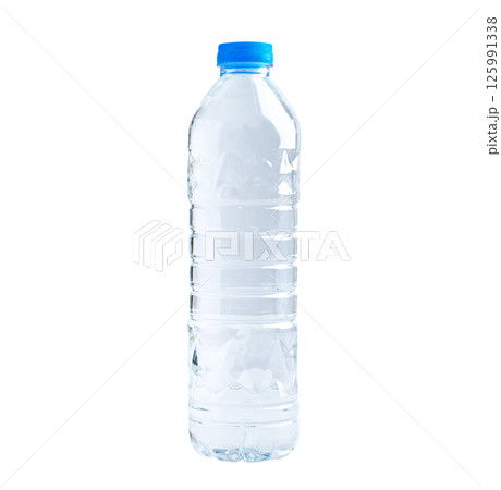 Water plastic bottle for drink on white background with clipping path. Water plastic bottle for drink on white background with clipping path. 125991338