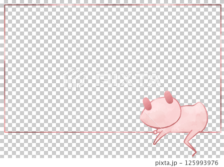 Frame background of a frog climbing over something (red) Frame background of a frog climbing over something (red) 125993976