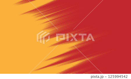 abstract red and orange halftone banner design. Vector illustration abstract red and orange halftone banner design. Vector illustration 125994542