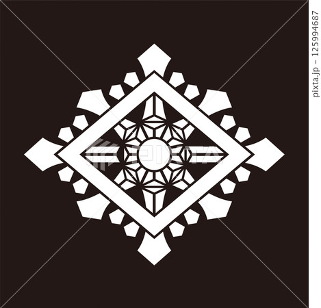 家紋　輪宝 125994687