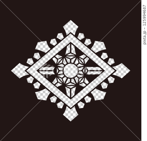 家紋　輪宝 125994687