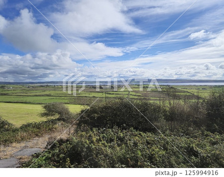 Fields and farming landscape of Ireland 125994916