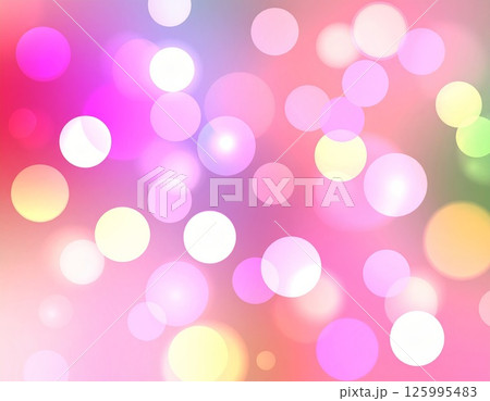 Abstract blurry light spots background for presentations, round bright light shapes 125995483