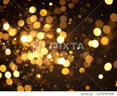 Abstract blurry light spots background for presentations, round bright light shapes 125995486