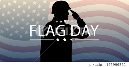 Proudly Waving Flag Day in the USA Proudly Waving Flag Day in the USA 125996222