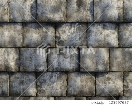 Weathered Stone Wall Texture - Seamless Pattern for 3D Modeling and Design Weathered Stone Wall Texture - Seamless Pattern for 3D Modeling and Design 125997687