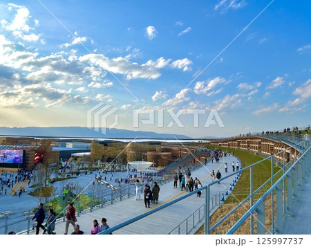 大阪・関西万博 大屋根リングからの景色 125997737