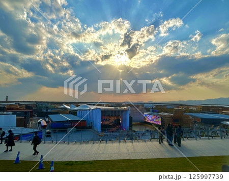 大阪・関西万博 大屋根リングからの景色 大阪・関西万博 大屋根リングからの景色 125997739