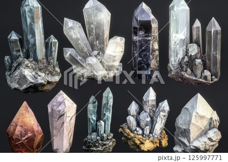 Crystals: A Collection of Gemstone Wonders 125997771