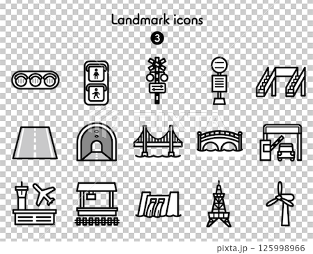 簡單圖標集合地圖 3 125998966