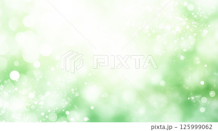 春の新緑とエコをイメージしたボケと光の背景テクスチャ 125999062