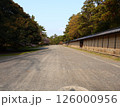 塀のある道　京都御 126000956