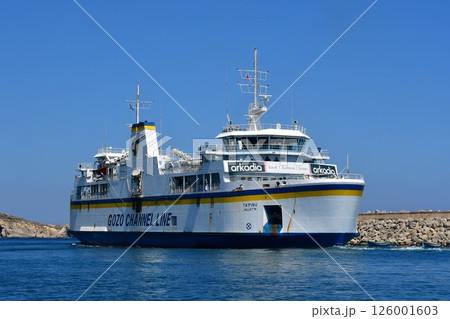 マルタ共和国、ゴゾ島とマルタ島を結ぶフェリー、イムジャール港、イムジャール、ゴゾ島 126001603
