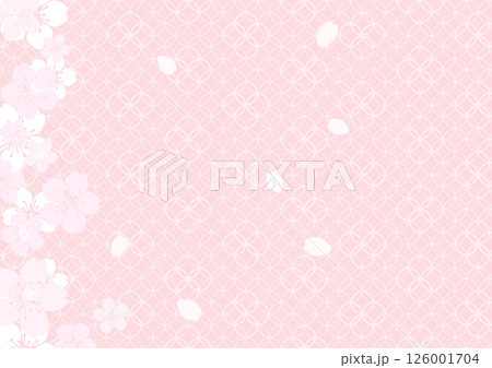 和柄の背景 和柄の背景 126001704
