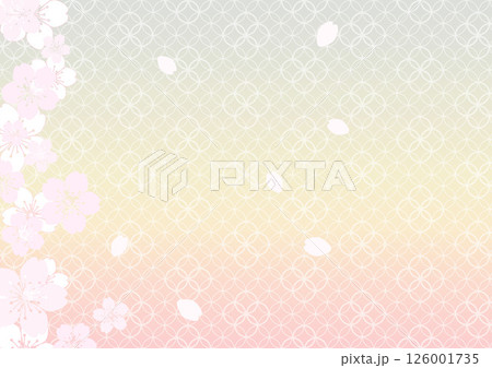 和柄の背景 126001735