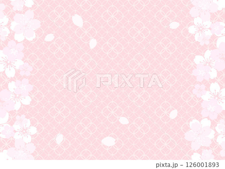 和柄の背景 126001893