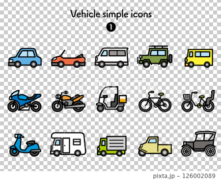 簡單圖示集合車輛 1 126002089