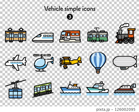 簡單圖示集合車輛 3 126002095
