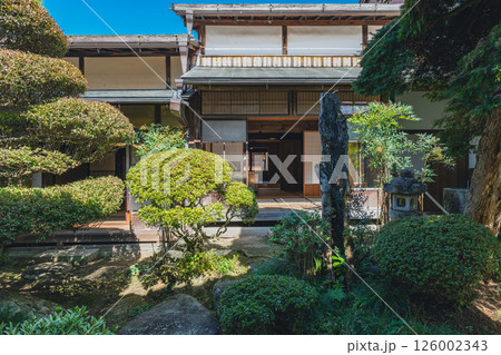 岐阜 岩村城下町 商家の庭 岐阜 岩村城下町 商家の庭 126002343