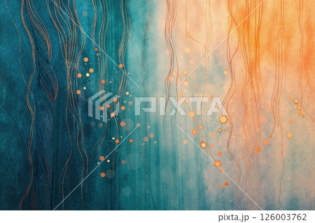 Ethereal abstract gradient art with flowing...のイラスト素材 [126003762] - PIXTA