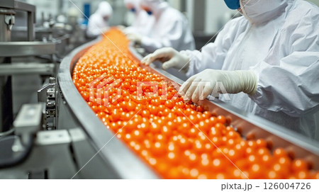 Automated precision of pharmaceutical manufacturing with orange gel capsules in sterile facility Automated precision of pharmaceutical manufacturing with orange gel capsules in sterile facility 126004726
