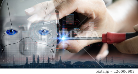 The concept of automatic production control and innovation in smart factories, industry 5.0 and green industries 126006905