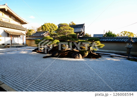 京都府 東寺 観智院・涅槃禄の庭「長者の庭」枯山水 京都市 南区 九条町 2022年2月 京都府 東寺 観智院・涅槃禄の庭「長者の庭」枯山水 京都市 南区 九条町 2022年2月 126008594
