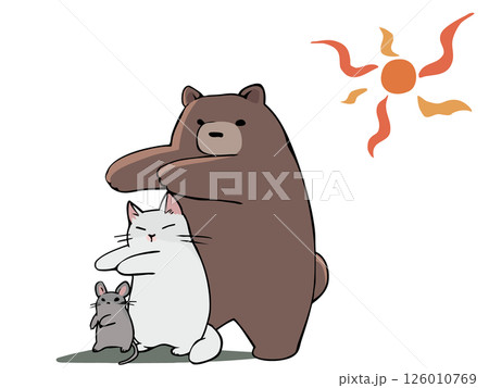 熱中症対策 する 動物たち 126010769