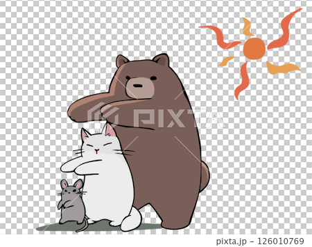 熱中症対策 する 動物たち 126010769