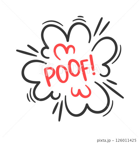 Poof cloud comic cartoon sticker 126011425