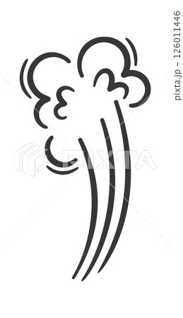 Steaming smoke boom effect design 126011446