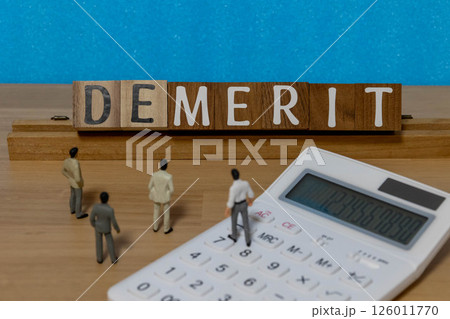 文字ブロック DEMERIT デメリット 文字ブロック DEMERIT デメリット 126011770